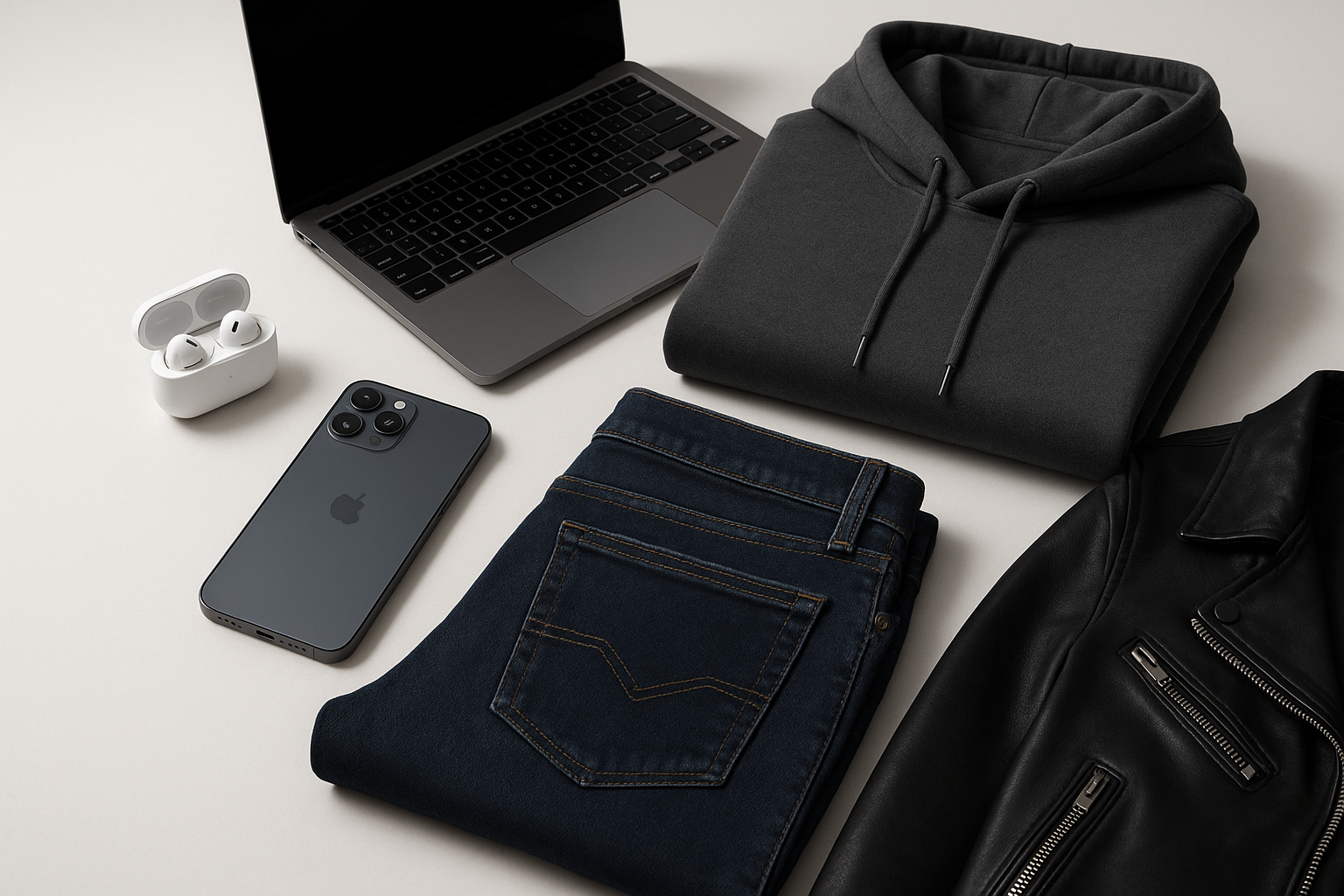 professional image that represent electronic and apparel
